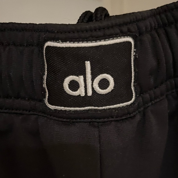 ALO Yoga Pants - ALO Yoga Black Relaxed Slit Pants
